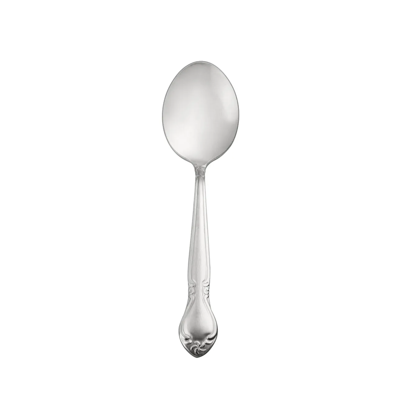 CAC China 2003-03 Elizabeth Dinner Spoon, 7¼" Length, Heavy Weight, 18/0 Stainless Steel - 1 Dozen