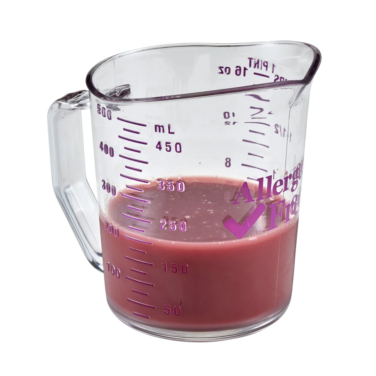 Cambro 50MCCW441 Measuring Cup – 1 Pint (16 oz) PC, Purple Graduations, Dishwasher Safe