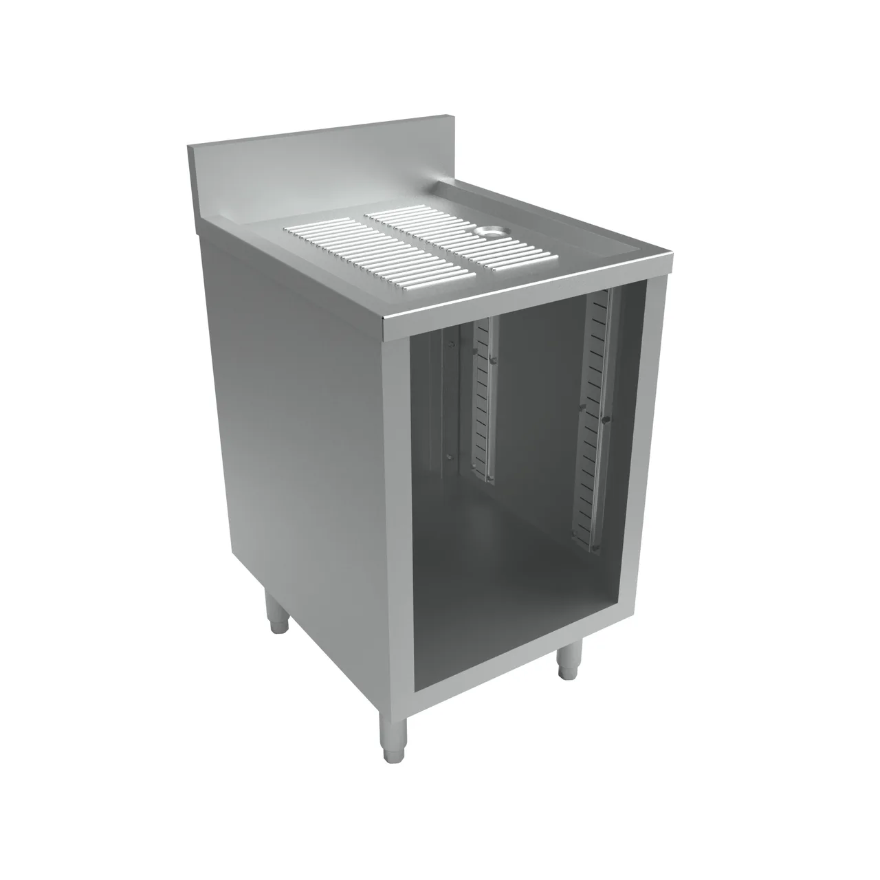 BK Resources UBC-1821 Under Bar Cabinet, 18"W X 21"D Base, 18" Drainboard Top