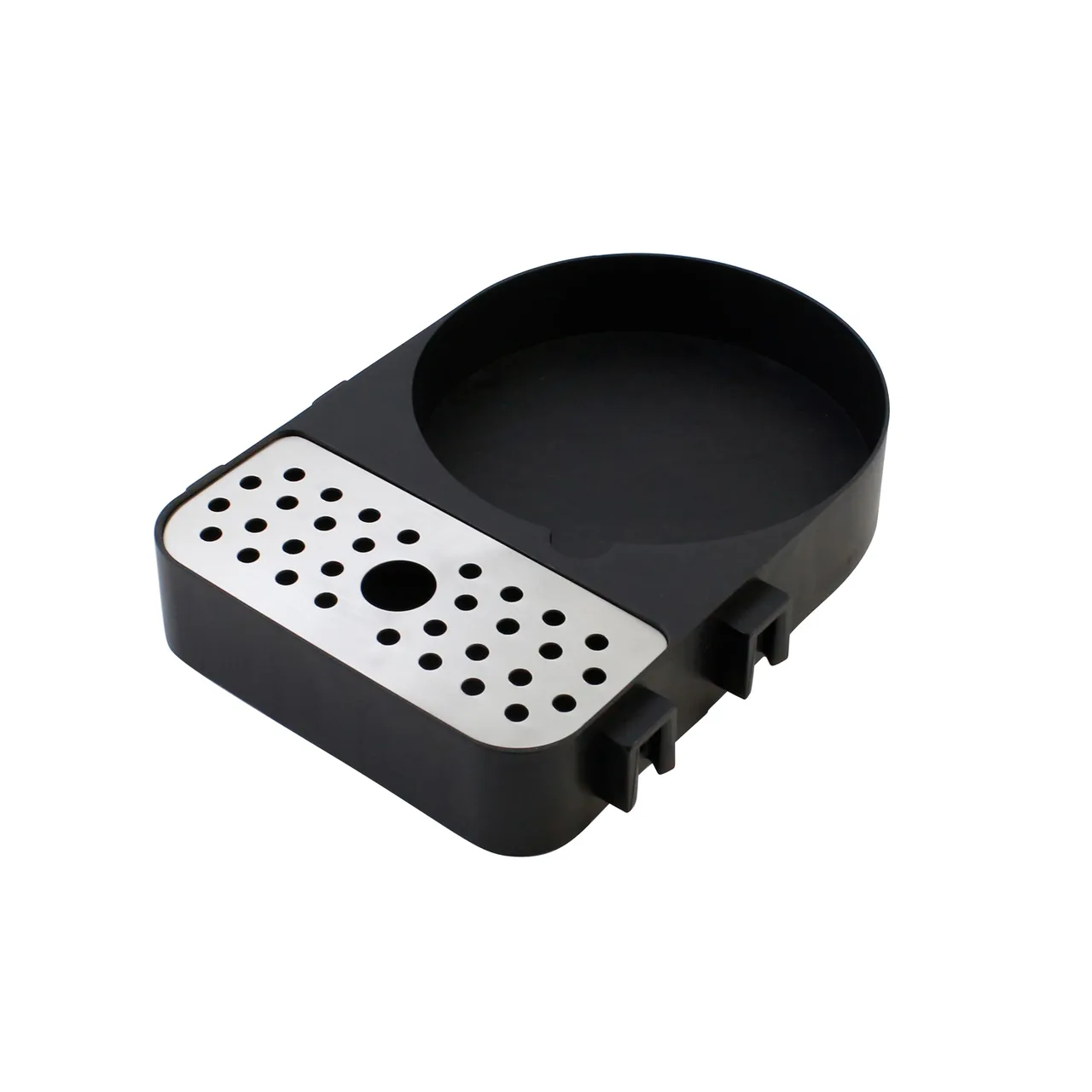 CAC China DTAP-RS Airpot Drip Tray, Black / Cherry, Fits 5‑Quart Airpots, Plastic - 1/Each