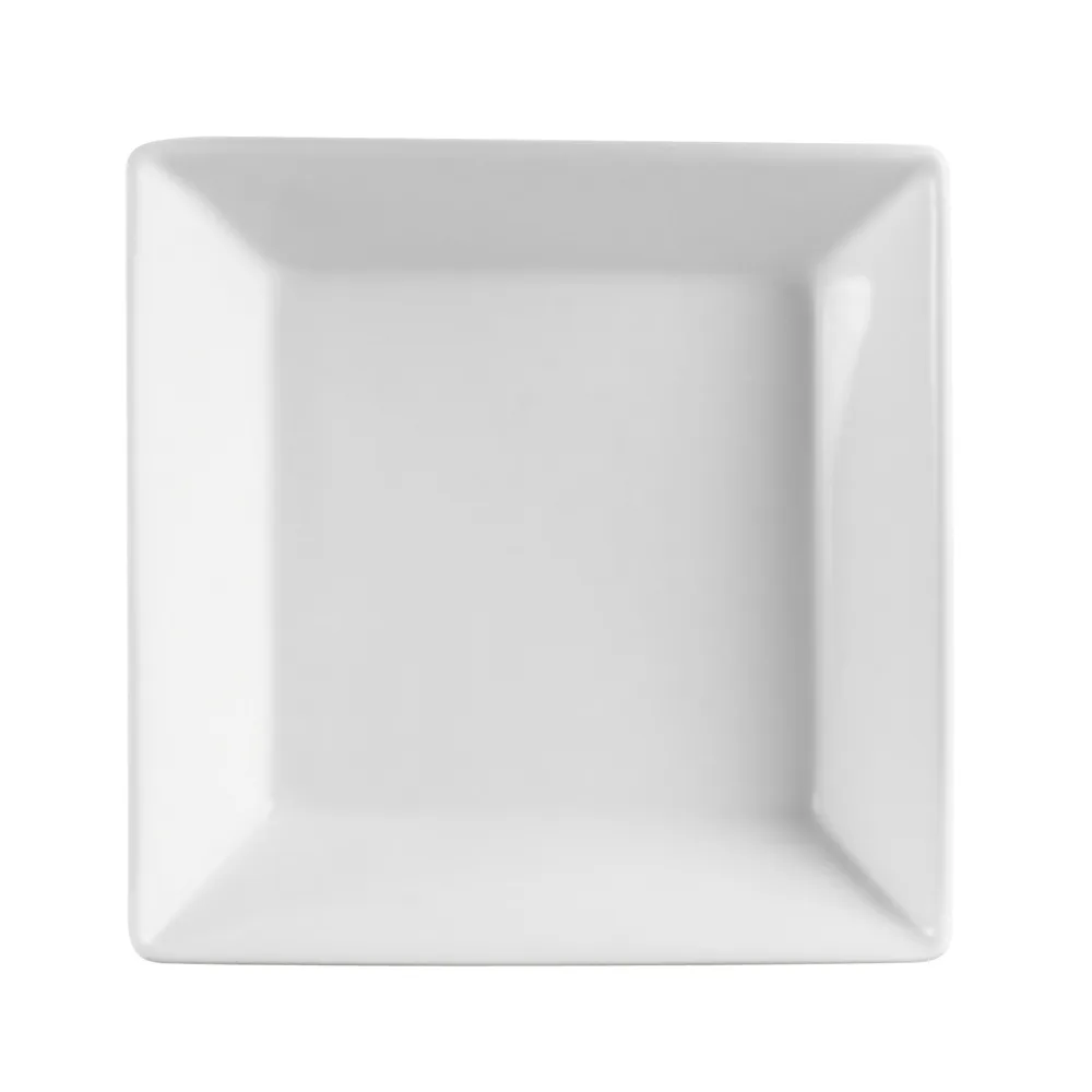 CACChina KSE-B6 Kingsquare Bowl, 15 Oz, 6" Porcelain, White, Dishwasher, Oven Safe – 1 Dozen