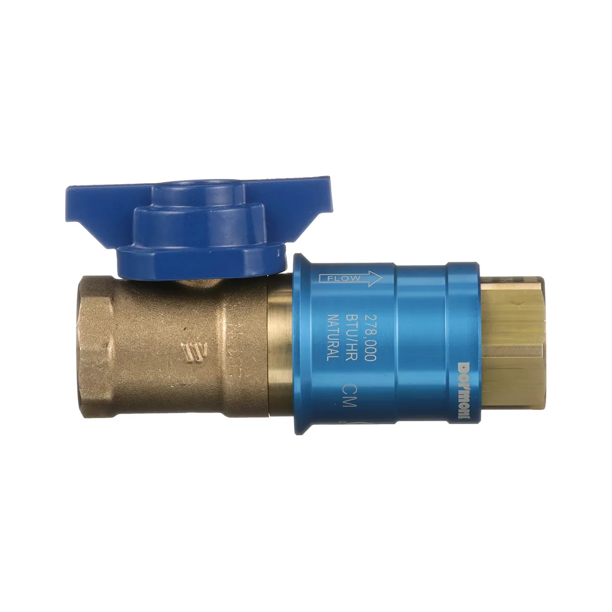 Dormont CF-75R Quick Disconnect Coupler – 3/4" Safety Quik® QDV Fitting, Retail Bag Packaging