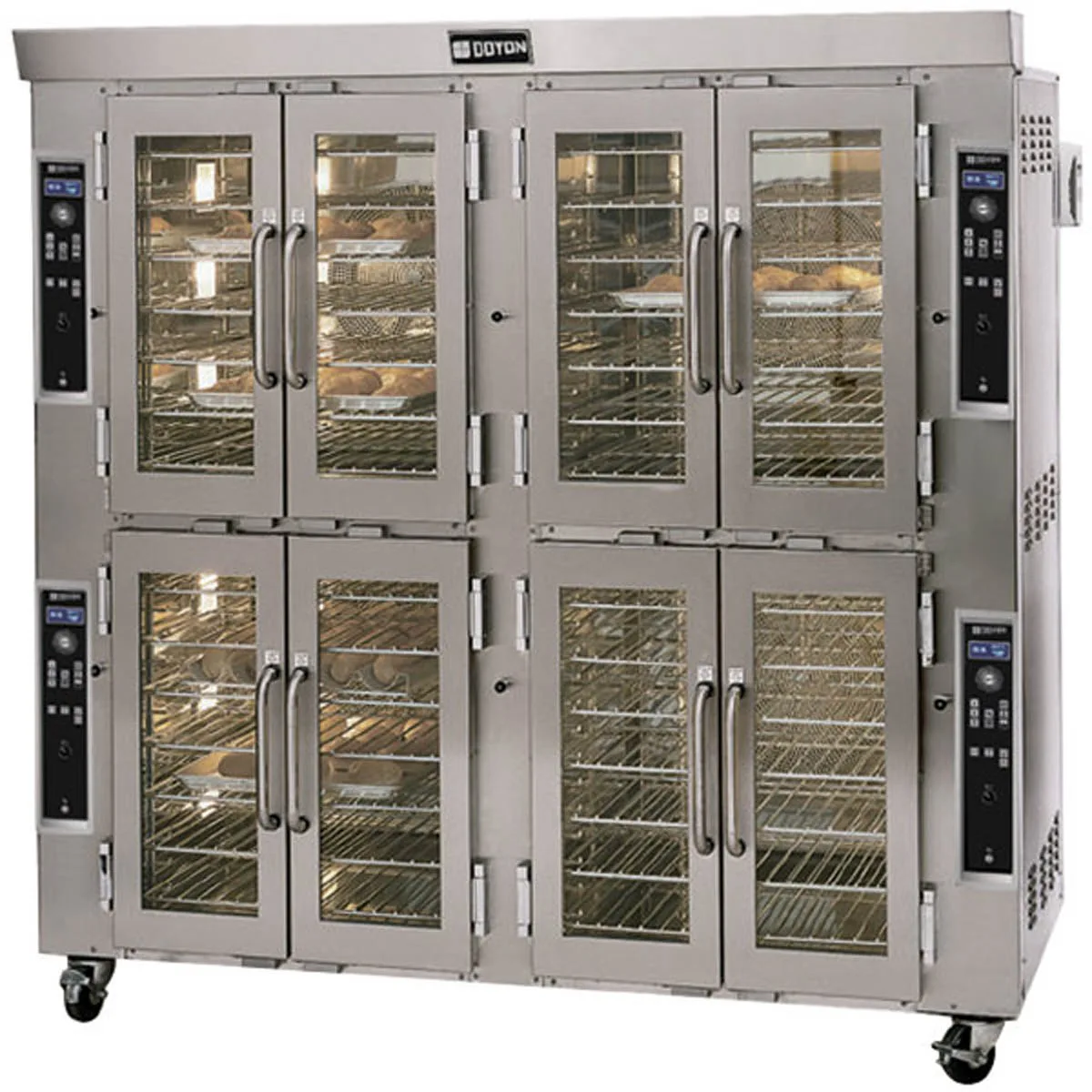 Doyon JA28G Four-Deck Deep-Size Gas Convection Oven w/ Programmable Controls, Glass Door
