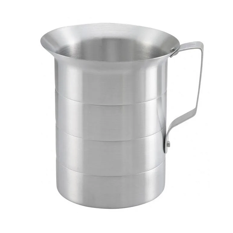 Omcan USA 80402 Measuring Cup – 2 Qt (64 oz / 8 Cup) Aluminum Riveted Handles, 1900 mL