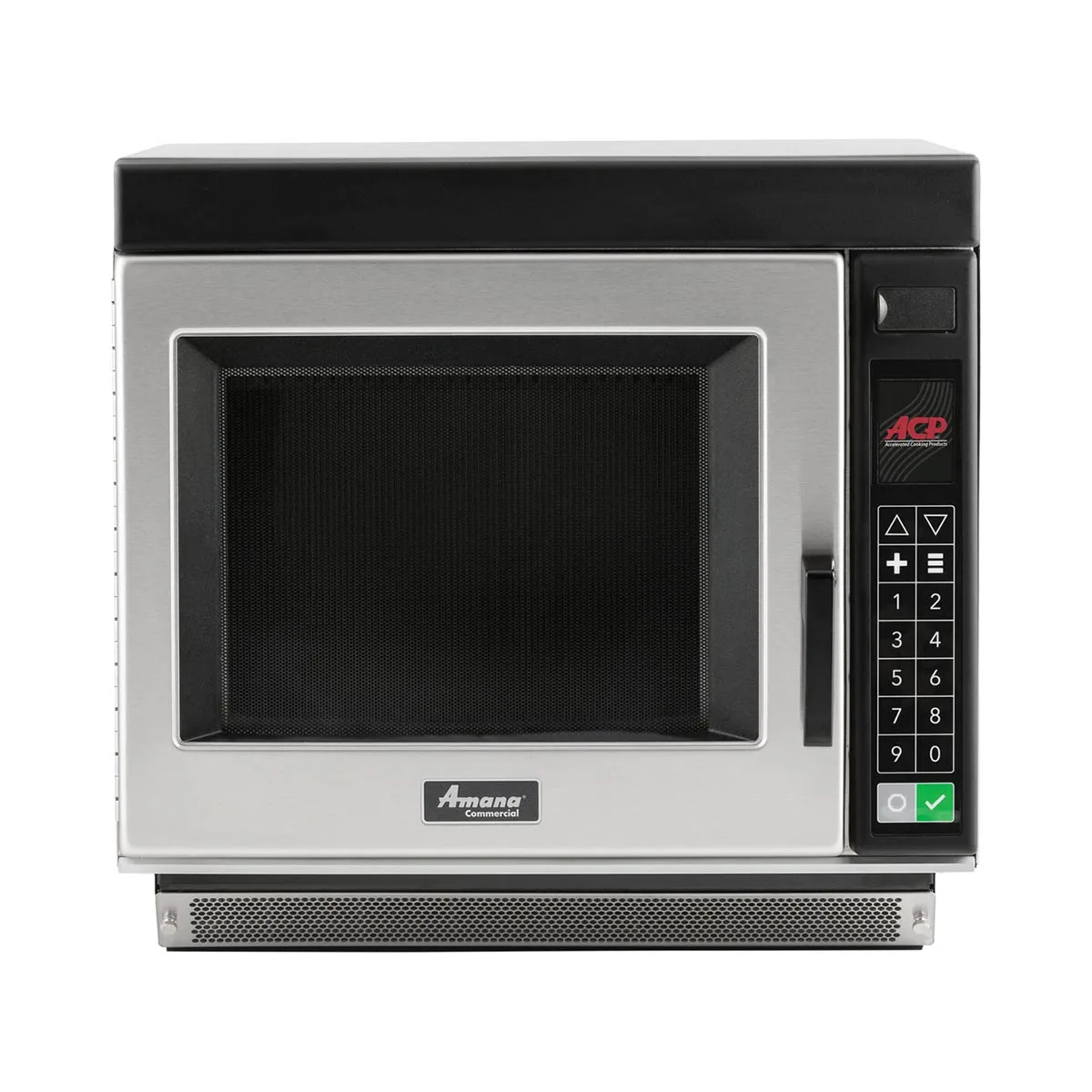 Amana RC22S2 2200W Heavy Volume Commercial Microwave Oven, 1.0 Cu. Ft., Push Button, 208/240V