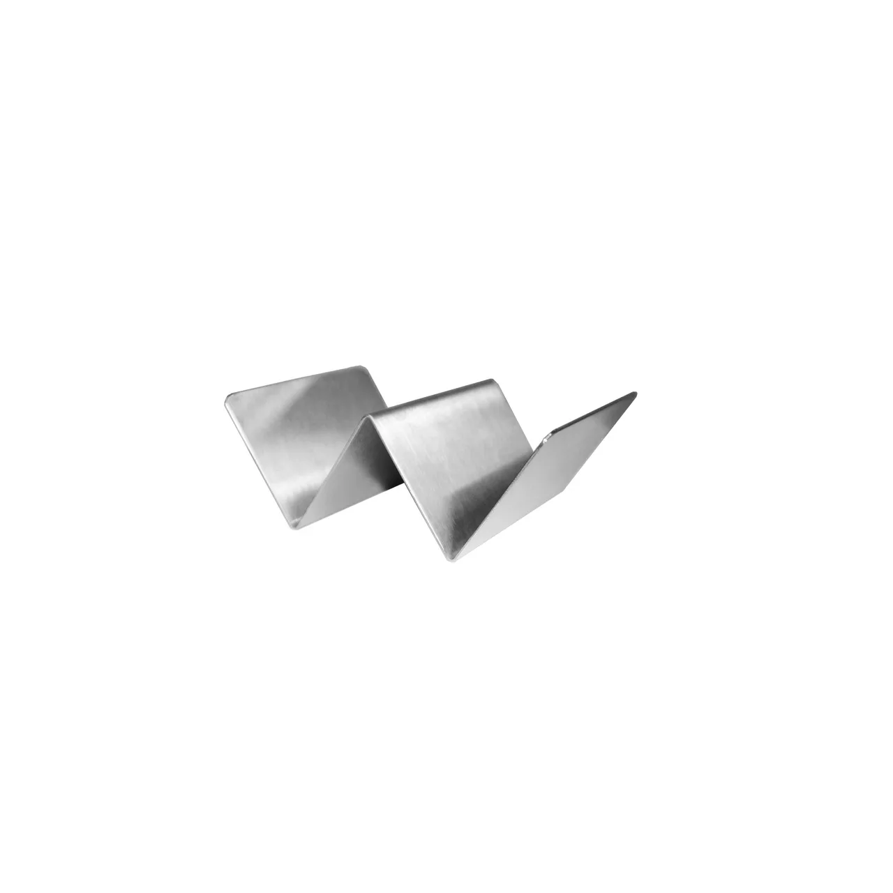 CAC China TCHD-12S Taco Holder, Stainless Steel, 1‑2 Compartments, Durable Food Service Tray