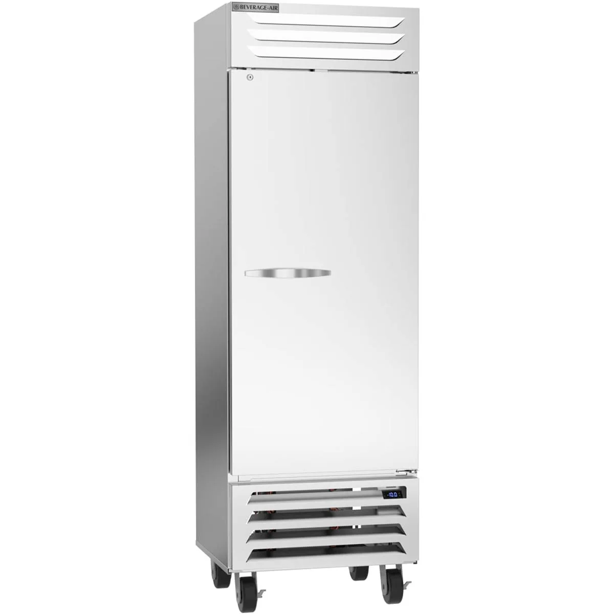 Beverage Air FB12HC-1S 24" 1-Solid Door Reach-In Freezer, Bottom Mount, 11.9 cu. ft., Stainless Steel Front