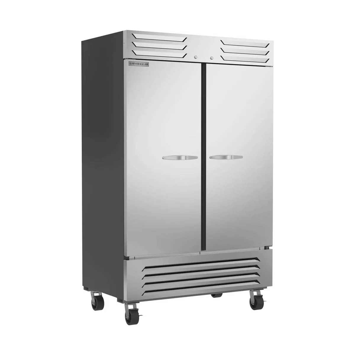 Beverage Air SF2HC-1S 51" Bottom Mount 2 Section Solid Door Reach-In Freezer - Open box