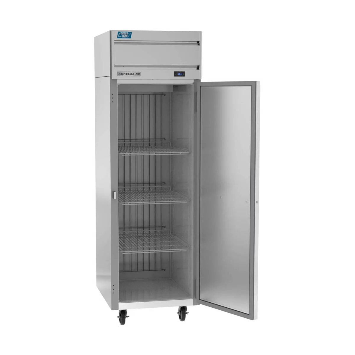 Beverage Air CT1HC-1S 26" 1-Section Convertible Refrigerator Freezer w/ Solid Door, 23 cu. ft.