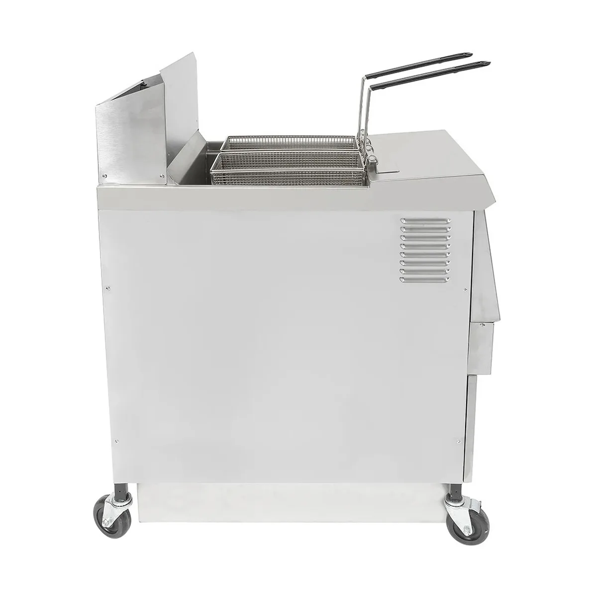 Henny Penny OFG321.01 17" Full Pot Floor Model Gas Fryer, Natural Gas, 65 lbs, 85.000 BTU