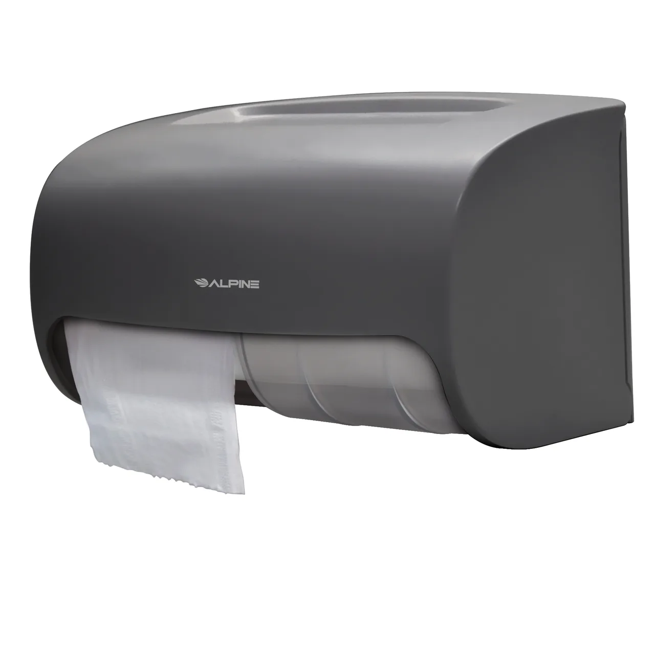 Alpine Industries ALP452-GRY Toilet Tissue Dispenser, Surface Mount