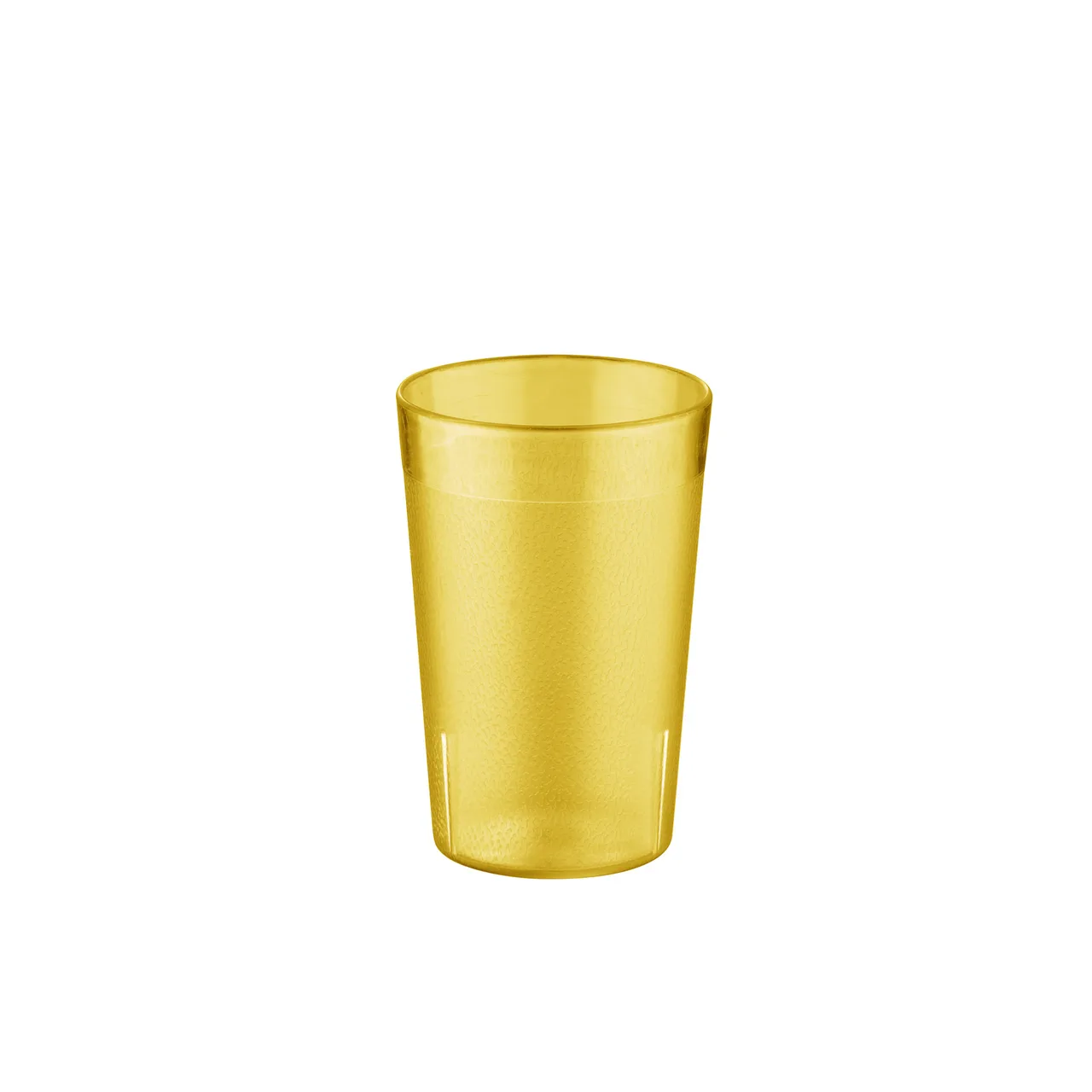 CAC China BVPT-05AM 5 oz Amber Pebbled SAN Tumbler, Break‑Resistant, Dishwasher Safe - 1 Dozen