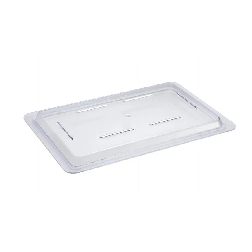 Omcan USA 85123 Container Cover, Clear Polycarbonate Lid For 12" X 18" Rectangle Containers