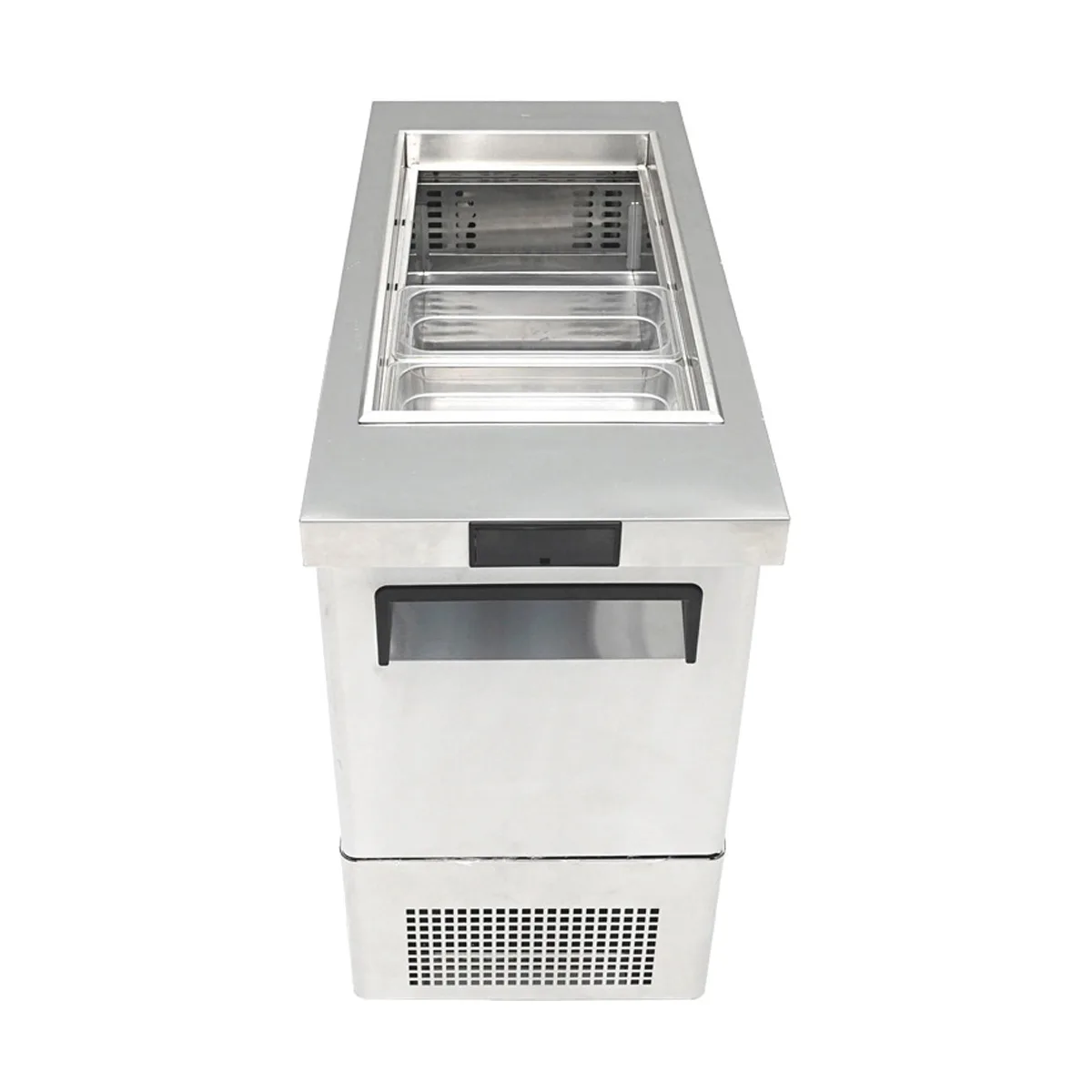 Atosa USA MSF17GR-NTCV 17" One Section Sandwich / Salad Prep Table w/ 1 Door, 8 pans 3.7 cu. ft.