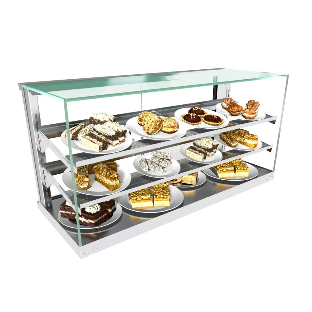 Structural Concepts CGSV6922 69" Impulse® Service/Self-Service Non-Refrigerated Display Case