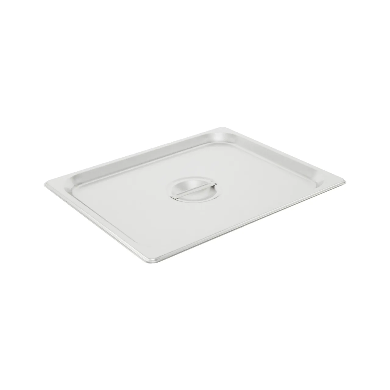 CAC China SPCO-H 1/2-Size Steam Pan Cover with Handle, 304 Stainless Steel, Oven & Freezer Safe