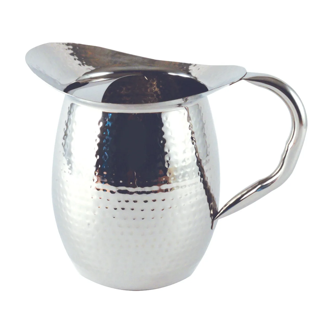 CAC China SWPH-3G Metal Pitcher – 3 Qt (96 Oz) Stainless Steel with Ice Guard