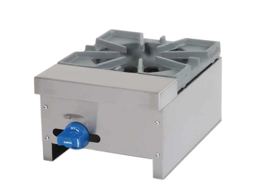 Comstock-Castle FHP1 12" Countertop Gas Hotplate with (1) Burner, Manual Controls, 24.000 BTU