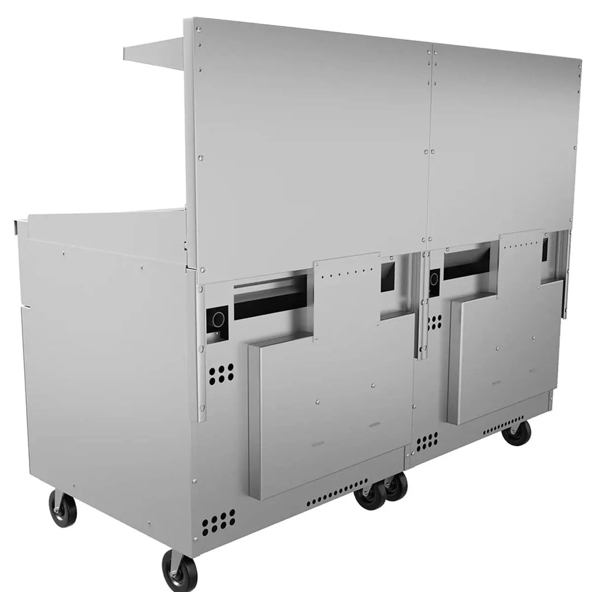 Vulcan 72CC-8B24G 72" Gas Restaurant Range w/ (8) Open Burners, 24" Griddle Right, (2) Convection Ovens, 350.000 BTU