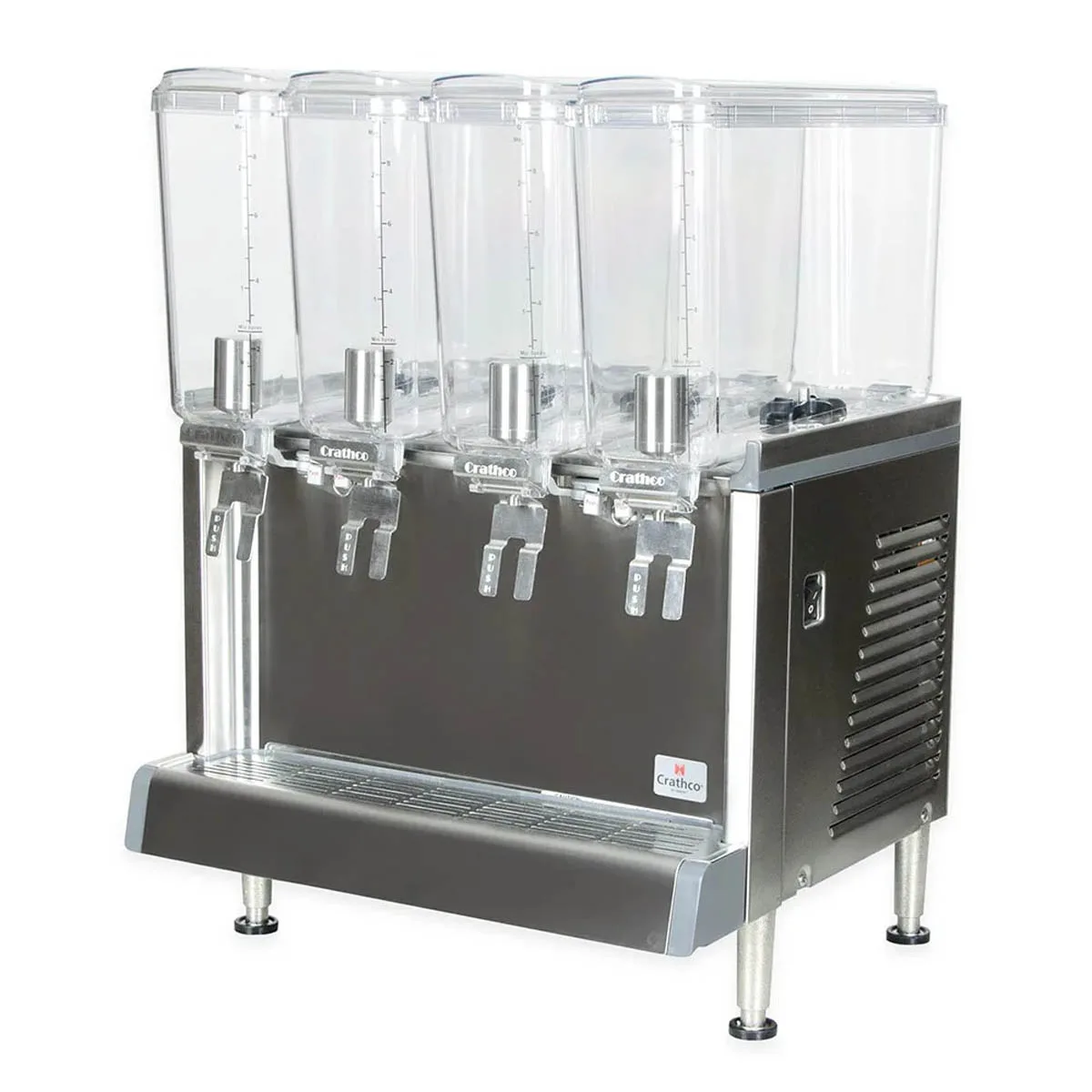Crathco CS-4E-16-290 Beverage Dispenser with 4 Bowls / Agitator Type - 2.4 Gal (each) - 1/10 Hp