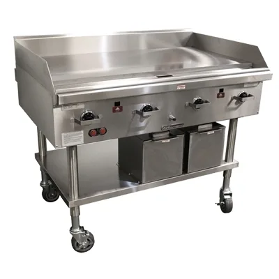 Southbend HDG-48V 48" High Volume Countertop Thermostatic Gas Griddle, 120.000 BTU