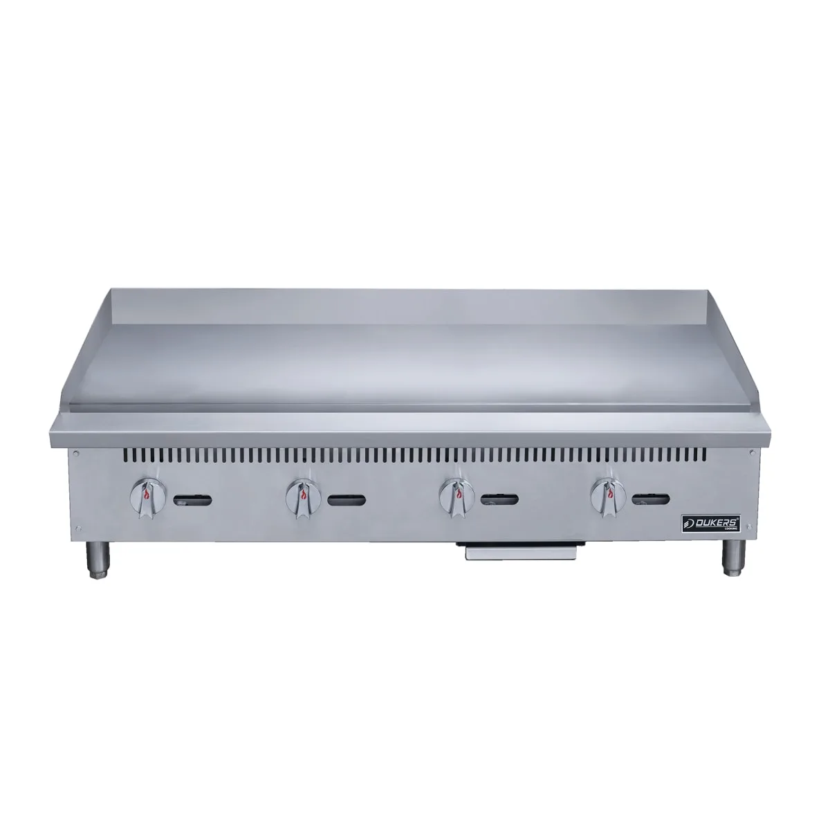 Dukers DCGM48 48" Gas Griddle w/ Manual Controls - 3/4" Steel Plate, Convertible