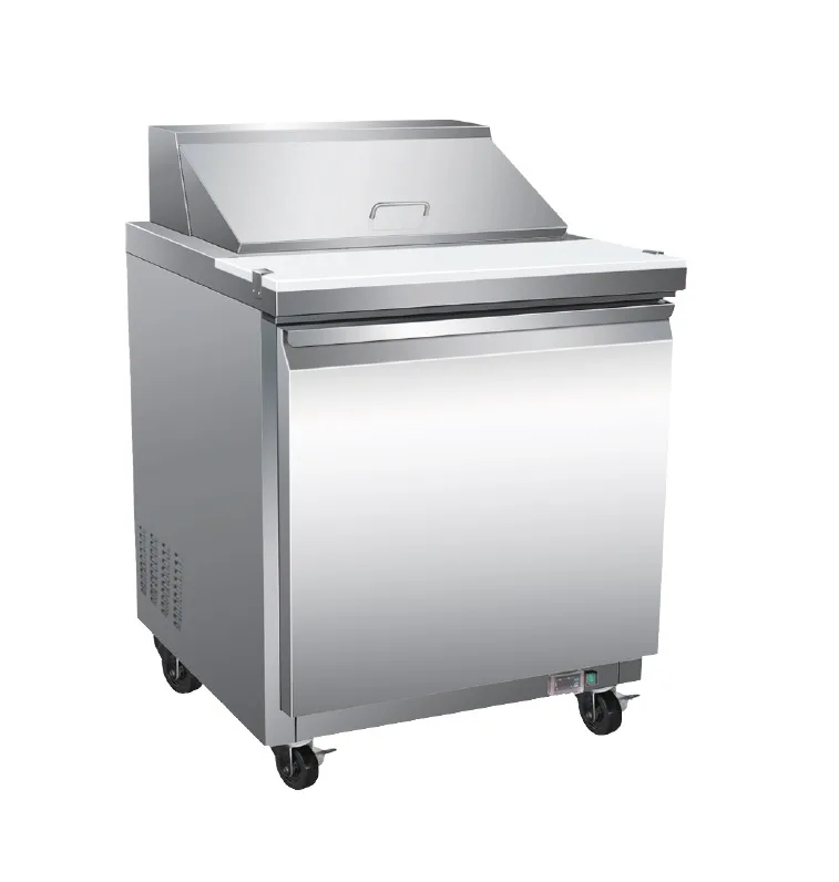 Serv-Ware SP29-12M-HC 29" 1-Section Mega Sandwich/Salad Prep Table w/ 1 Door, 12 Pans