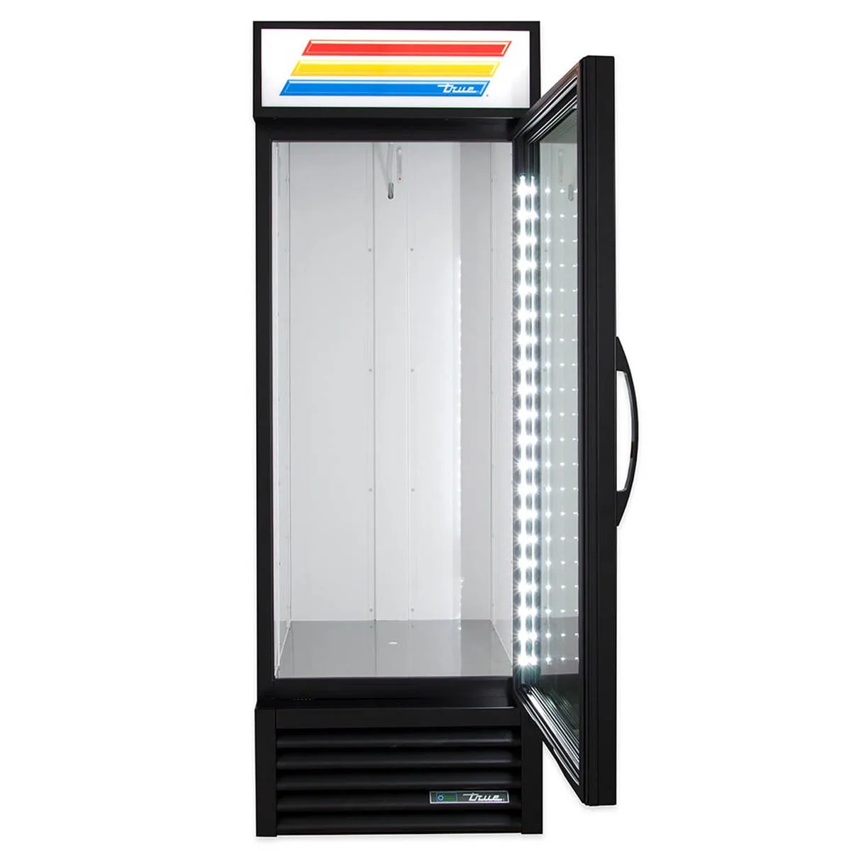 True GDM-23-HC~TSL01 27" 1-Section Glass Swing Door Refrigerated Merchandiser, 23 Cu. Ft.