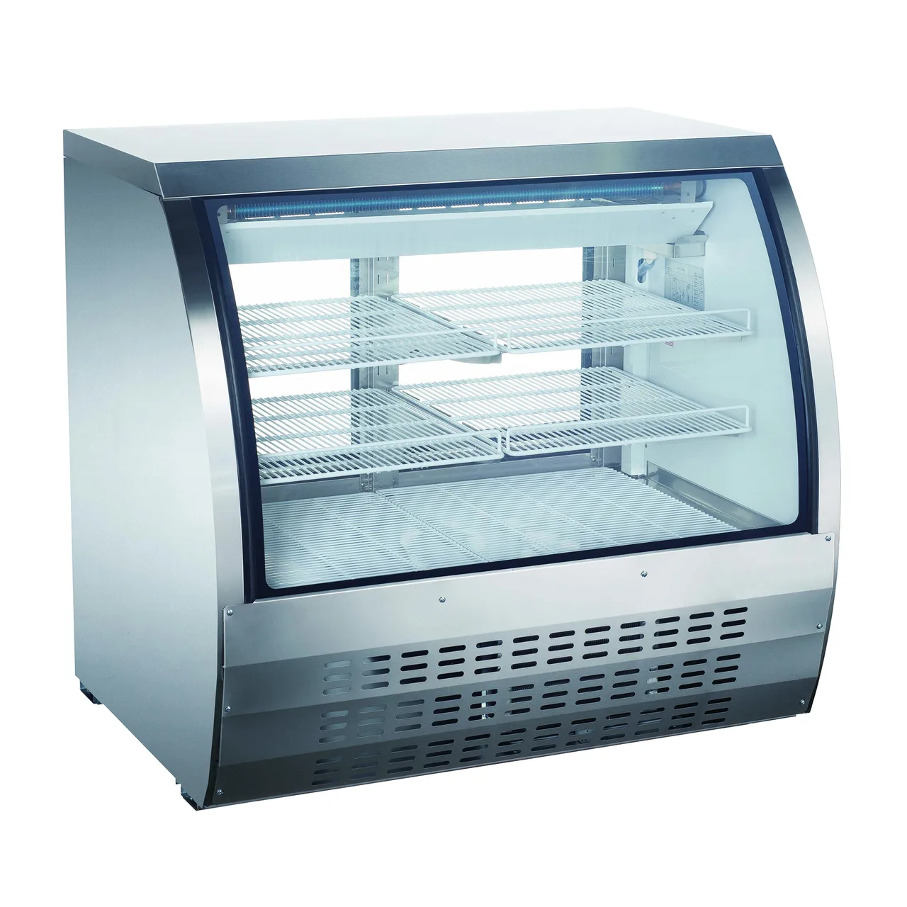 Omcan USA 50079 47" Curved Refrigerated Deli Display Case
