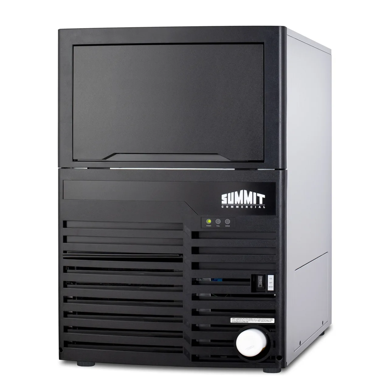 Summit BIM100ADA 21" Air Cooled Full Cube 100 lb Undercounter Ice Machine with 27 lb Bin, ADA