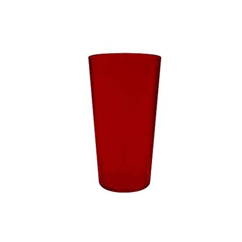 GET 6620-1-R Red Tumbler, 20 Oz, 3-1/2" Dia. X 6-1/2"H, Textured, SAN, BPA Free - 1 Dozen