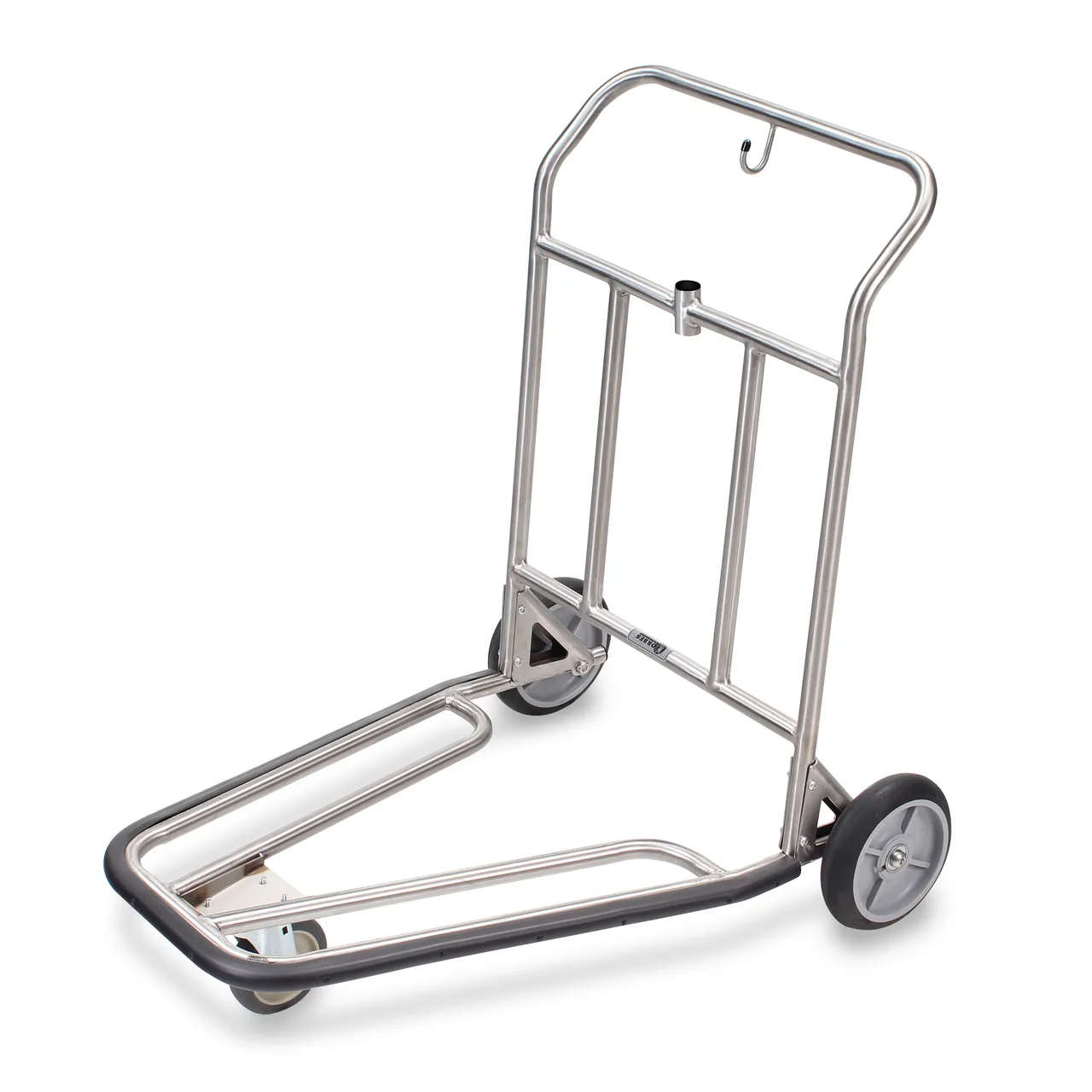 Forbes Industries 1573-SS Service Cart w/ (3) Shelves, (1) Drop Leaf, (1) Drawer, Avonite Top