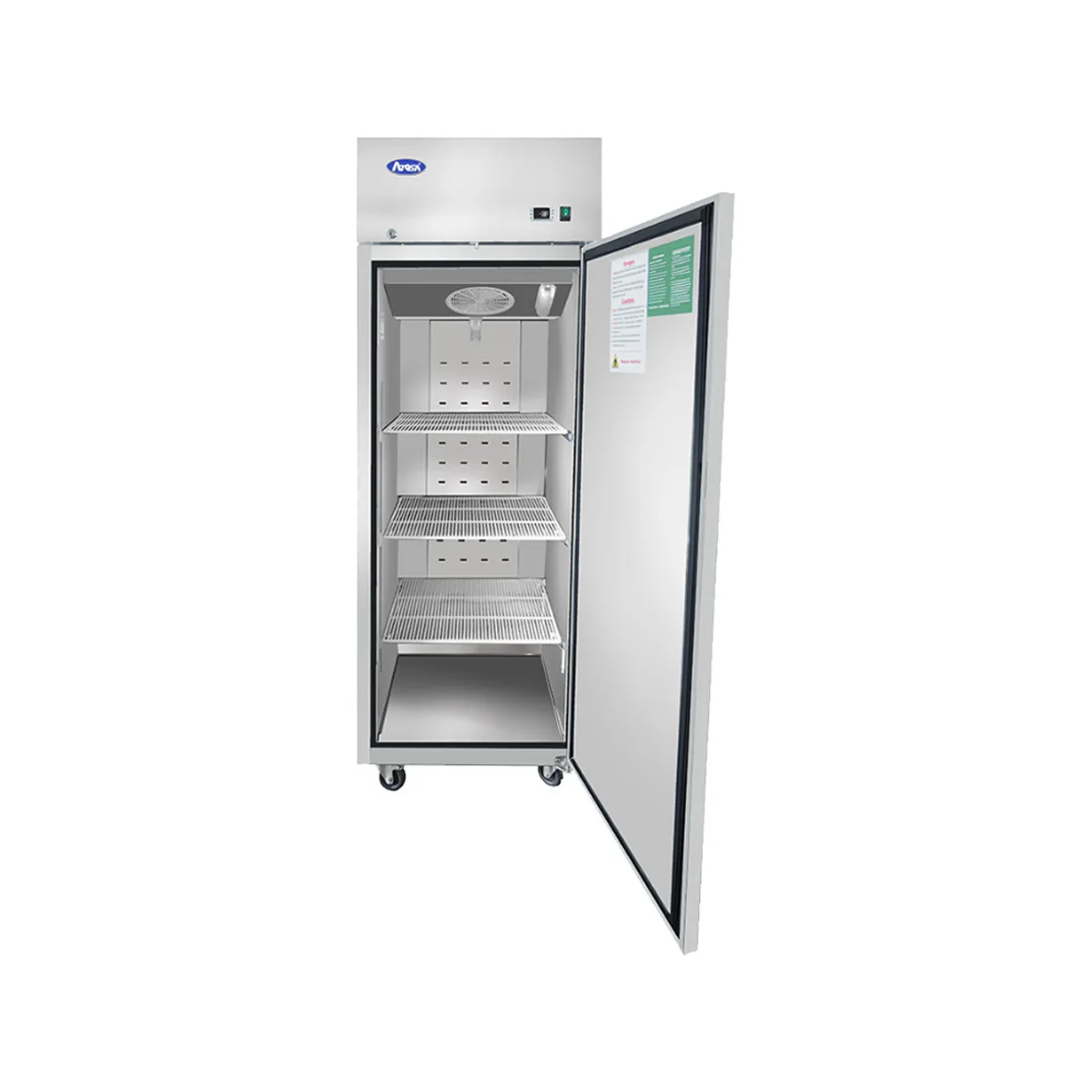 Atosa USA MBF8001GR 28" 1-Solid Door Reach-In Freezer, Top Mounted, 21 cu. ft., Stainless Steel