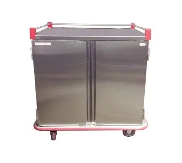 Carter-Hoffmann PTDTT32 Stainless Steel Two Doors Performance Patient Tray Cart, (32) Tray