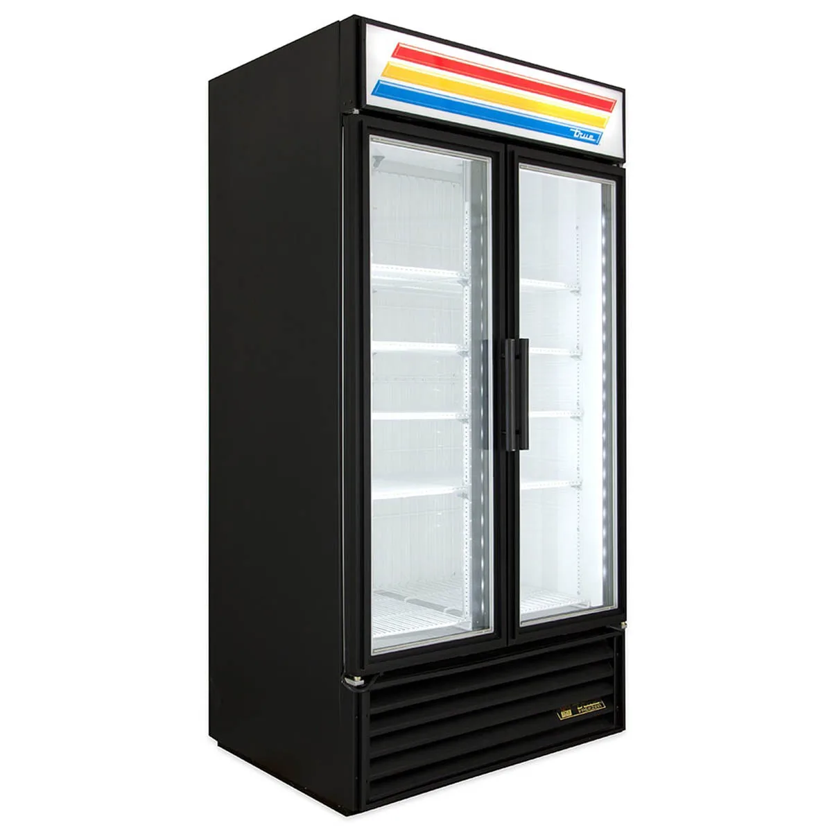 True GDM-35F~TSL01 39" 2 Glass Swing Door Merchandiser Freezer in White