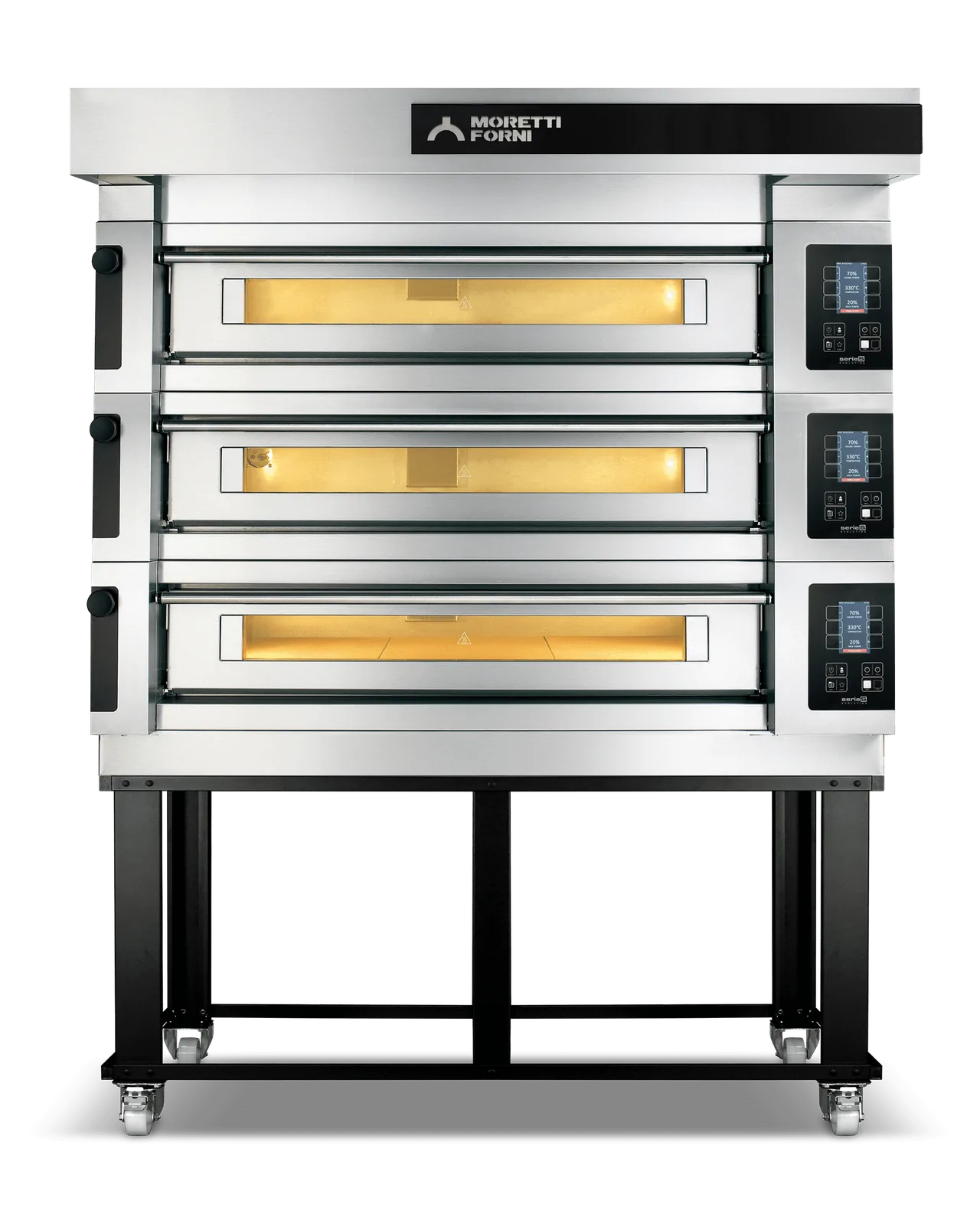 Moretti Forni S125E3 49'' Electric Triple Deck Pizza Oven