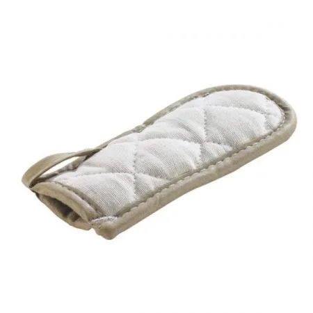 Browne USA 543206 Pot Holder – 6" Beige Cotton with Silicone Interior, Heat‑Resistant to 200°F
