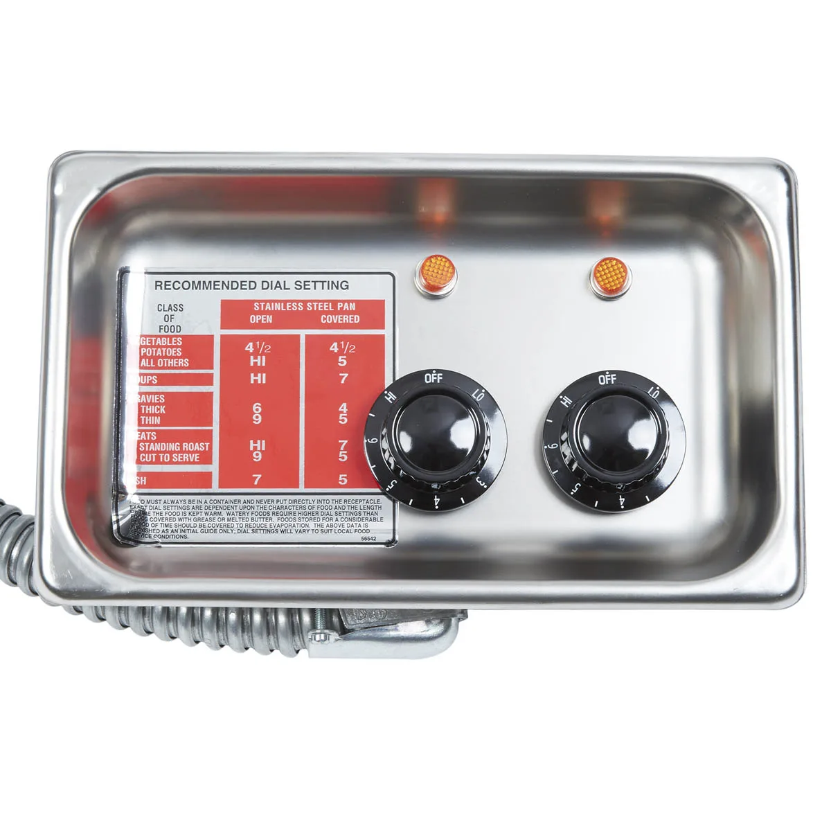 APW Wyott HFW-2DS 15" Electric Drop-In Hot Food Well Unit, Two 12" x 20" Wells, Insulated