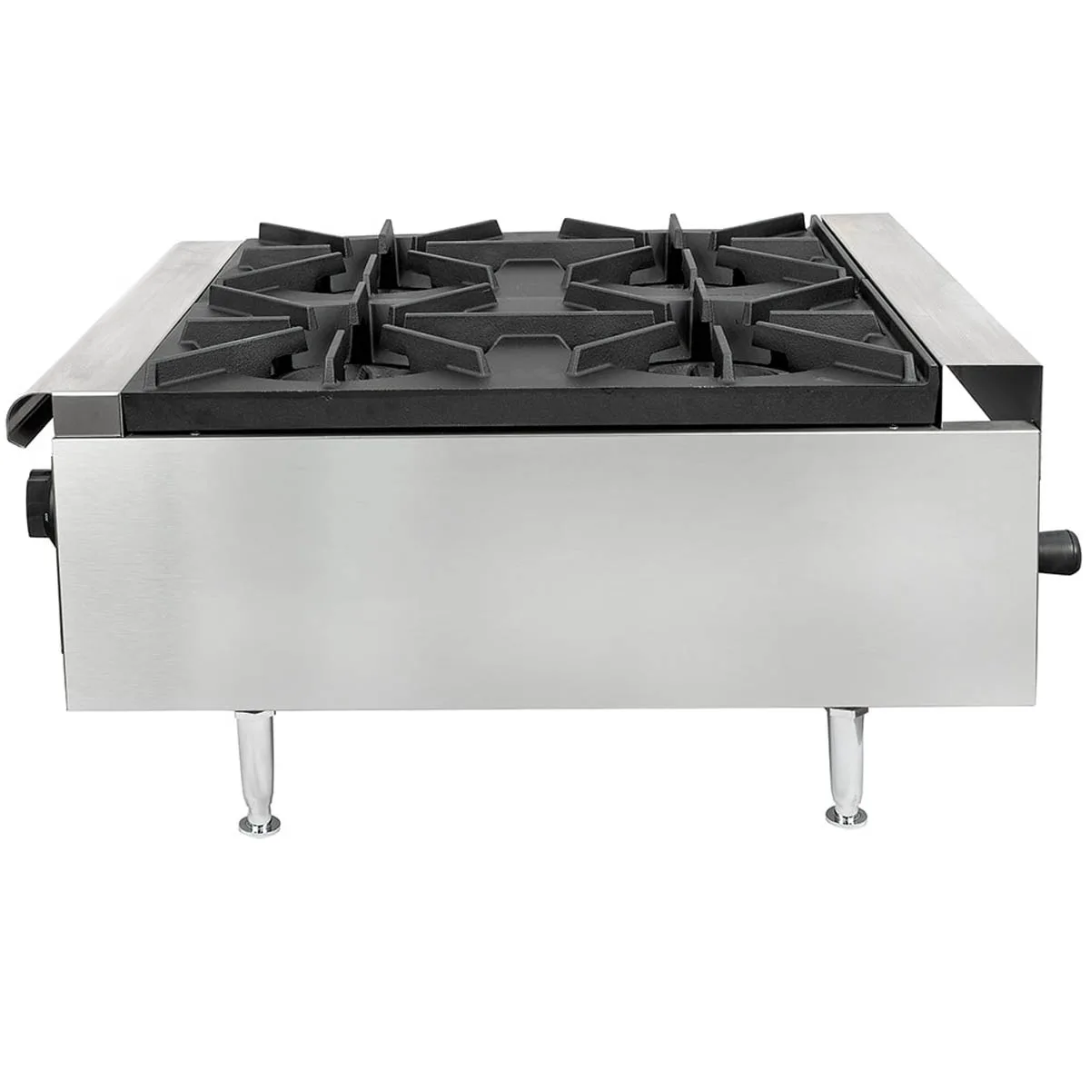 Wells HDHP-2430G 23" Countertop Gas Hotplate with (4) Burners, Manual Controls, 106.000 BTU