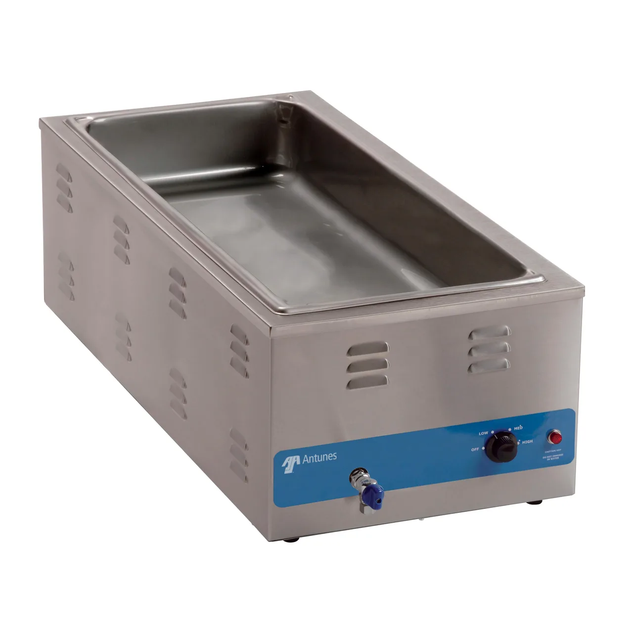 Antunes CW-127 Countertop Food Pan Warmer/Cooker with Drain System - 1800w