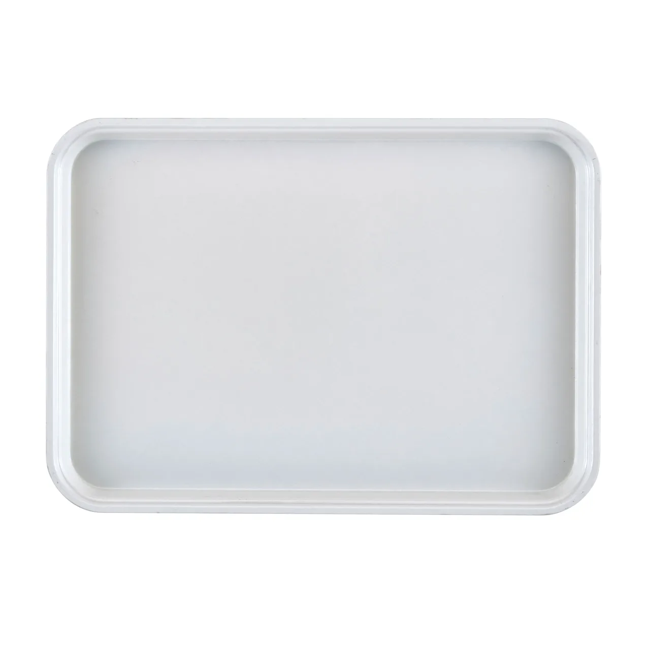 Cambro 1318MT148 Tray, 12-5/8" x 17-3/4" x 1-1/16" White Fiberglass, NSF, Dishwasher Safe