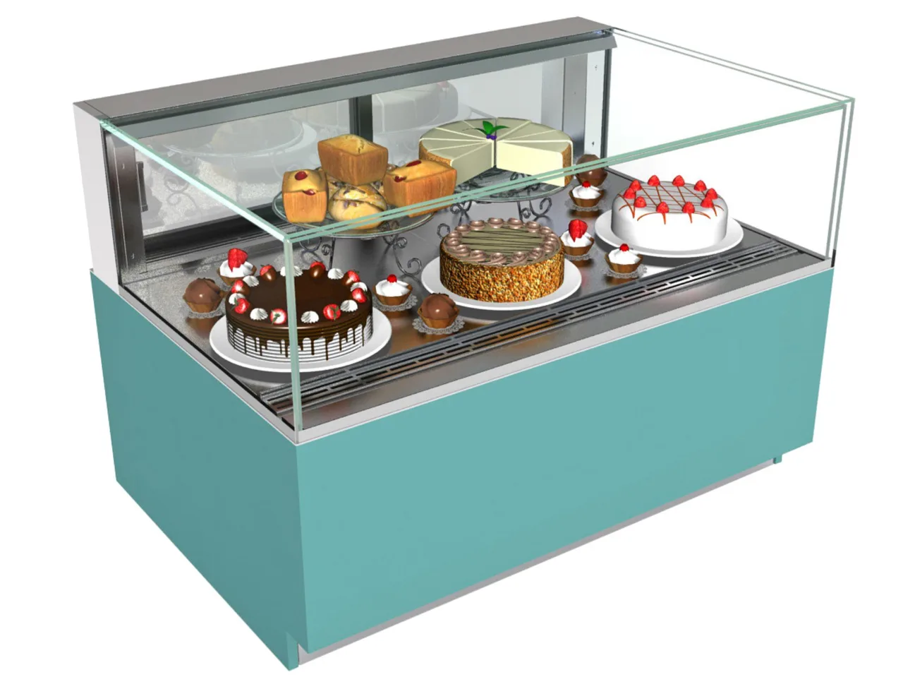 Structural Concepts NR3633RSV 36" Reveal Refrigerated Display Case