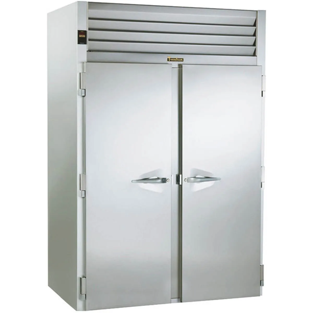 Traulsen RRI232HUT-FHS 68" 2-Section Roll-In Refrigerator w/ 2 Solid Doors, Self-Contained, 79.5 cu. ft.