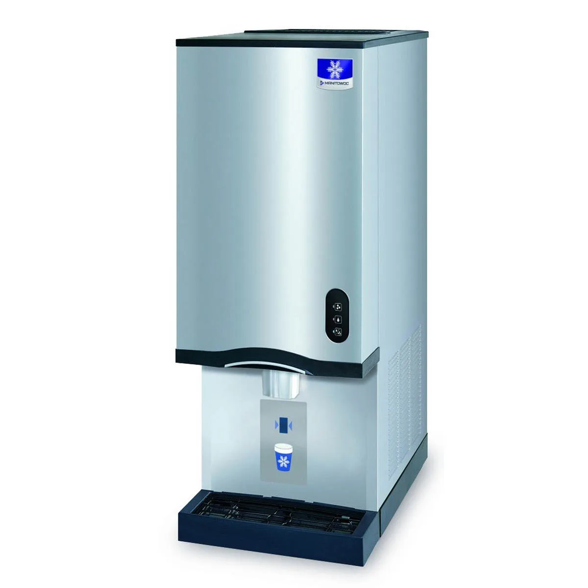 Manitowoc CNF0202A-N 16" Countertop Nugget 315 lb Ice & Water Dispenser, Air Cooled, 20 lb Bin
