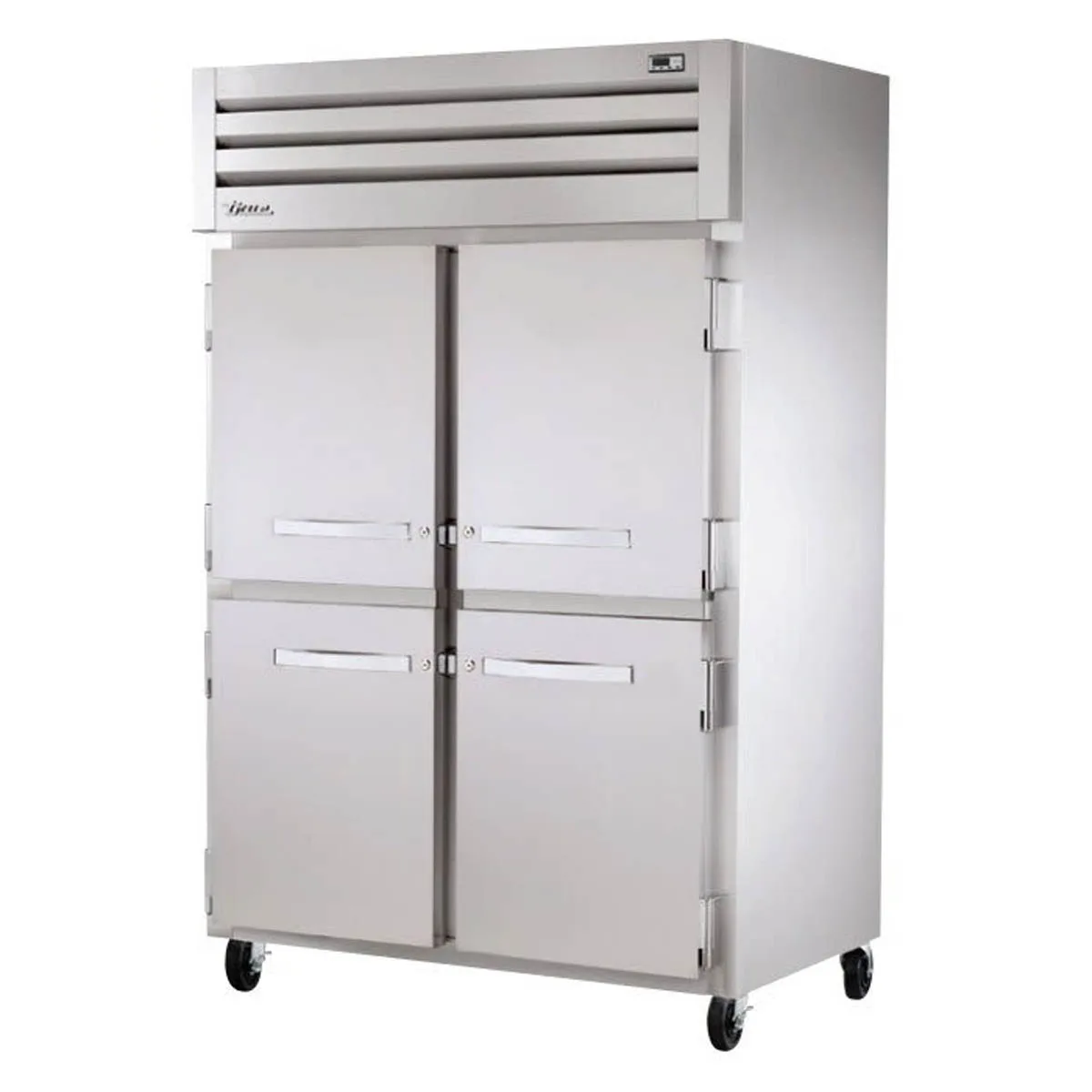 True STA2H-4HS 2-Section Reach-In Heated Holding Cabinet, 4 Half Doors, Stainless Steel Front, Aluminum Interior