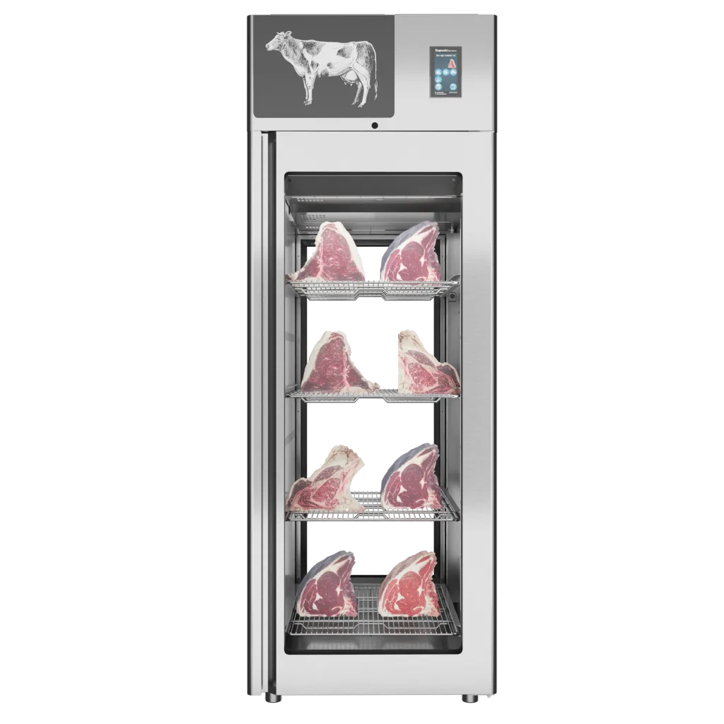 Omcan USA 48038 - Stagionello® Dry Age 3.0 Cabinet, 24.7 cu. ft. Capacity, 26.6°F–95°F Range, 4 Shelves (77 lb)