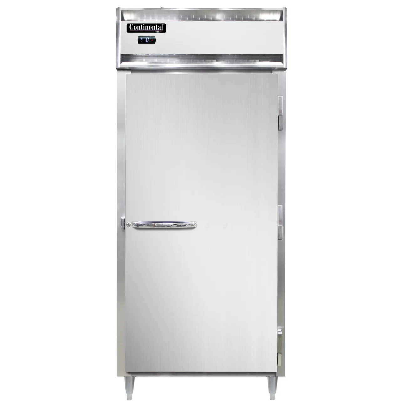 Continental Refrigerator D1FXNPT 36-1/4" 2-Solid Door Pass-Thru Freezer, Top Mounted, 32 cu. ft.