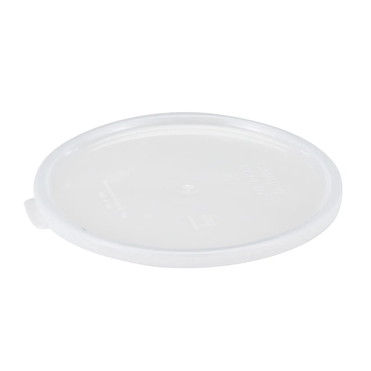 Cambro CCPL27148 Snap-On Plastic Crock Cover, White, Fits CCP15 & CCP27 Crocs, NSF, Made in USA