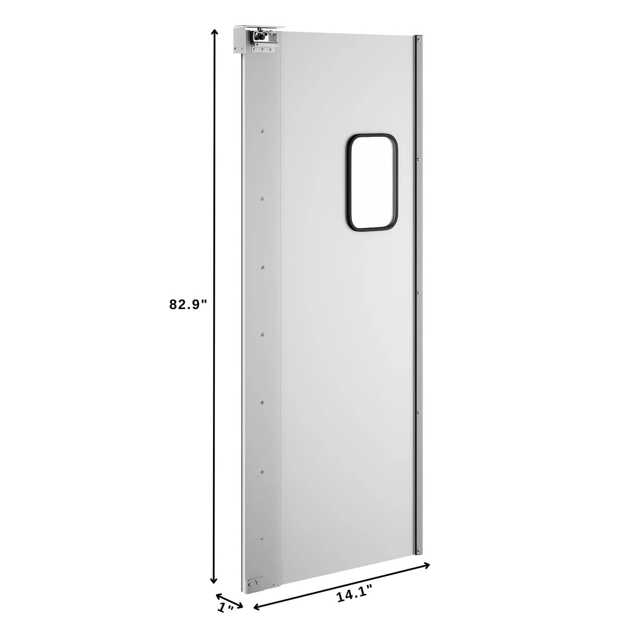 Koolmore KM-SWD30 Traffic Door, Aluminum, Single Panel