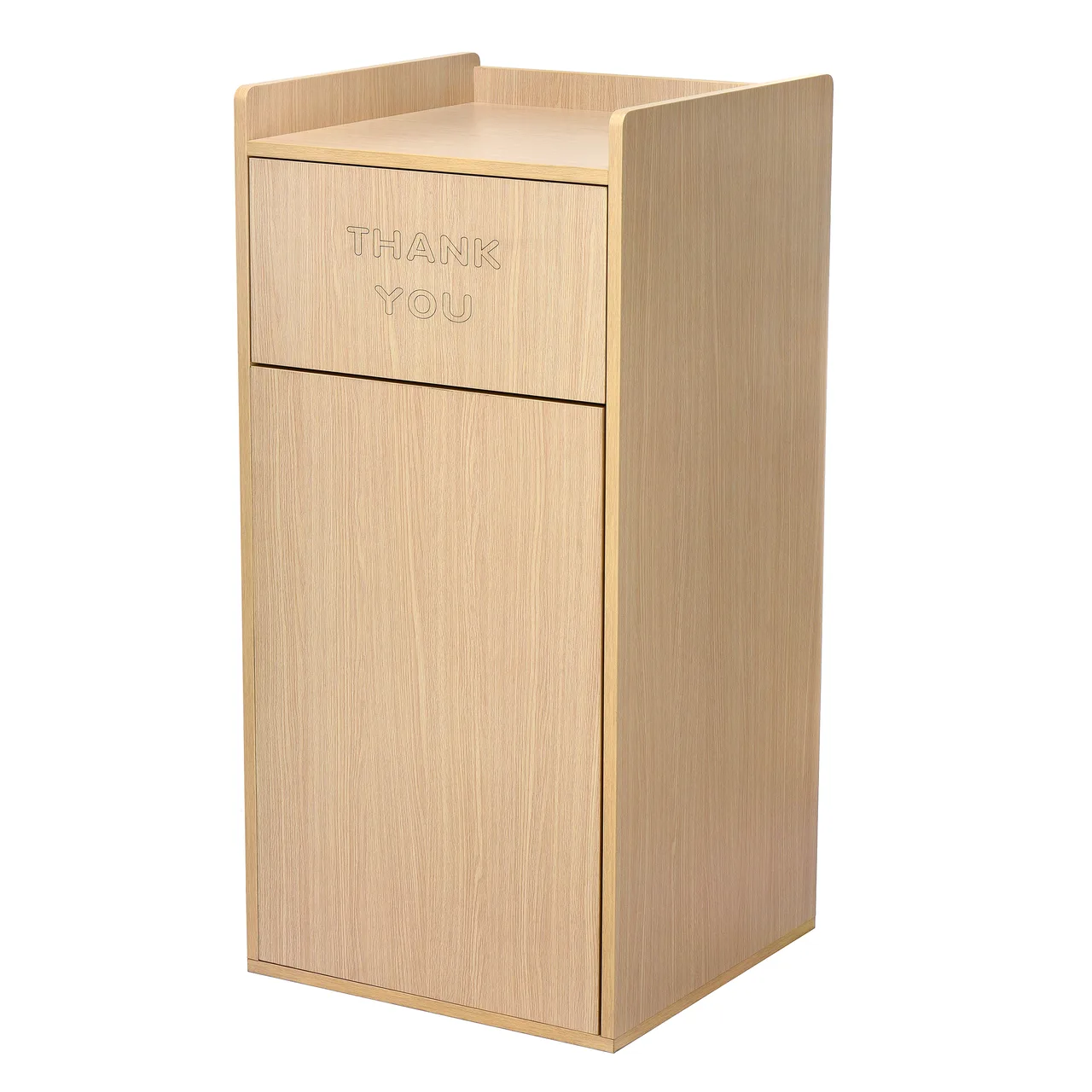 Alpine Industries ALP476-MEO Receptacle Enclosure with Drop Hole & Tray Shelf
